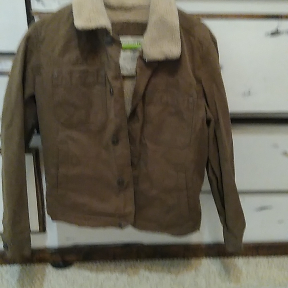 American Eagle fur lined jacket